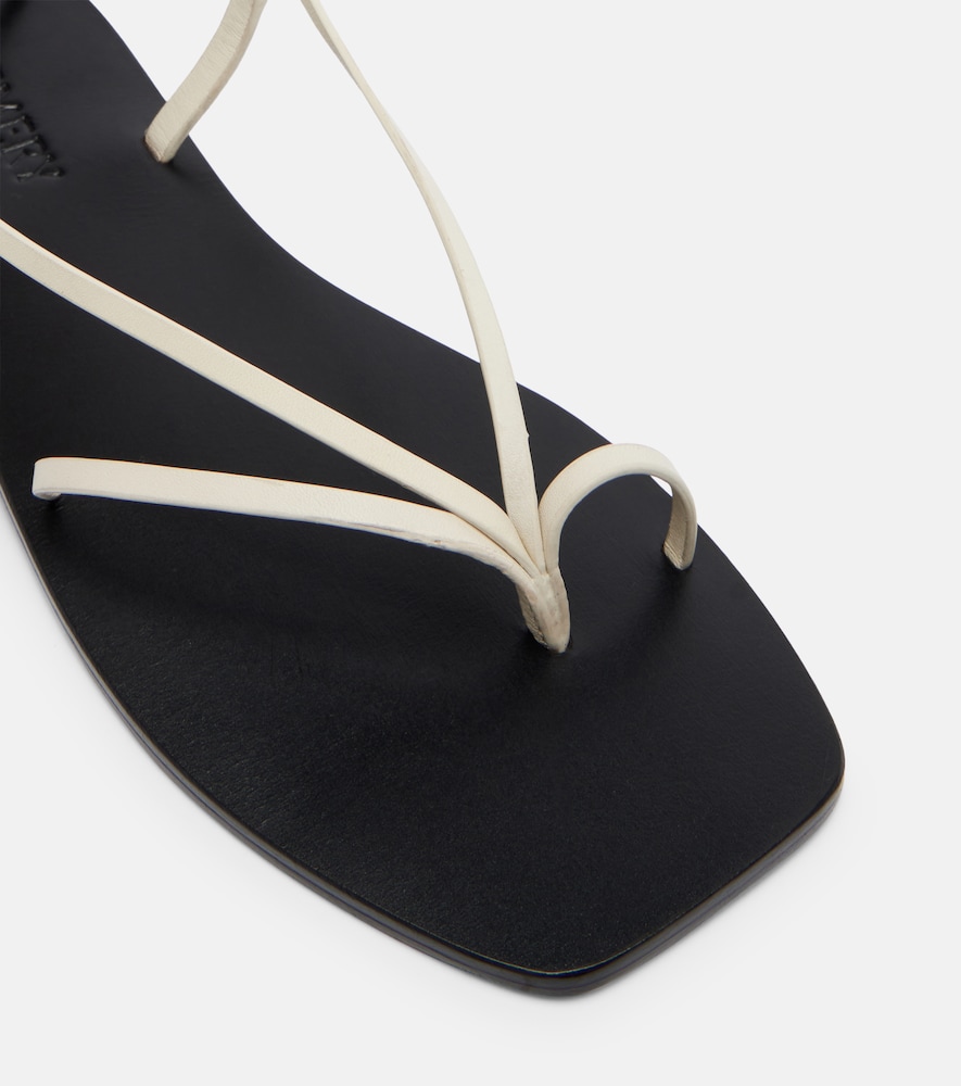 Nolan Leather Thong Sandals