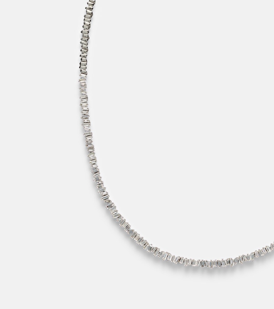  Suzanne Kalan Suzanne Kalan Halskette Mini Aus 18kt Weißgold Mit Diamanten 