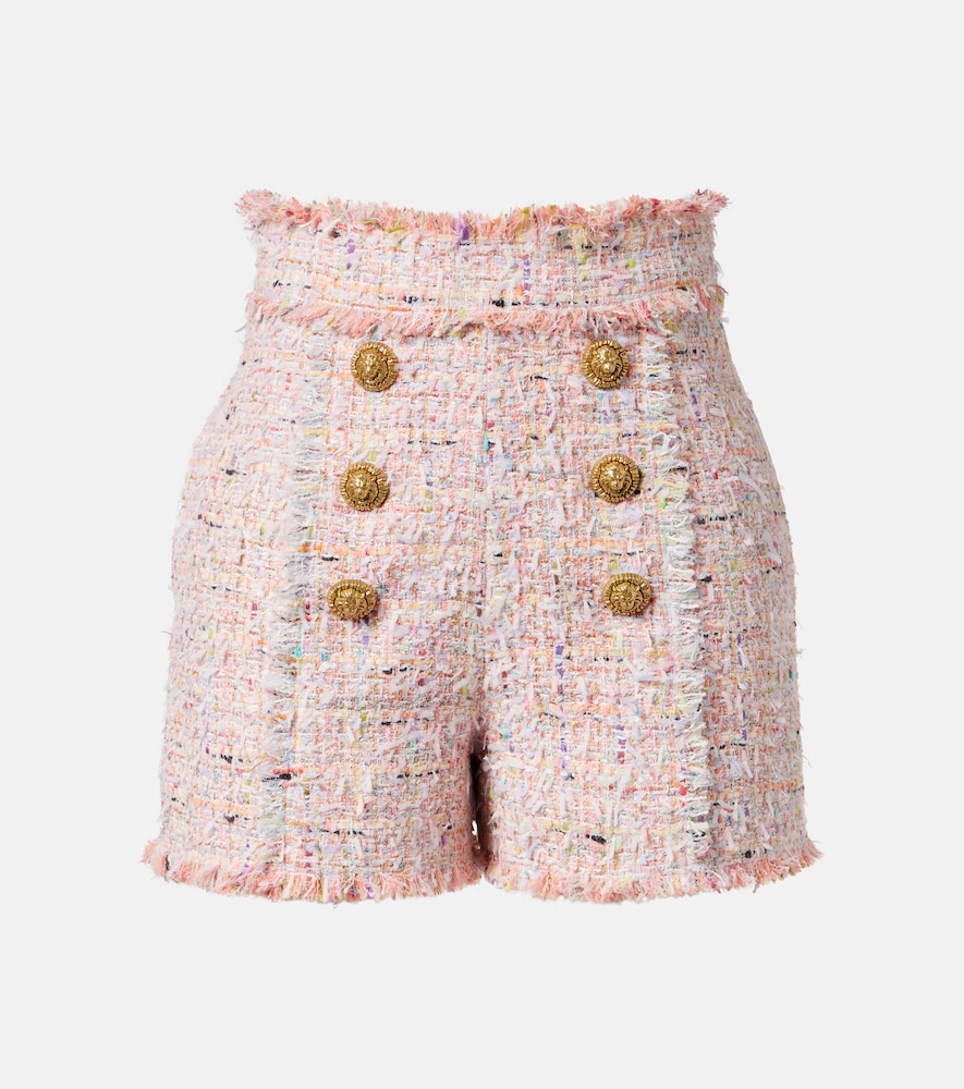Shorts aus Tweed