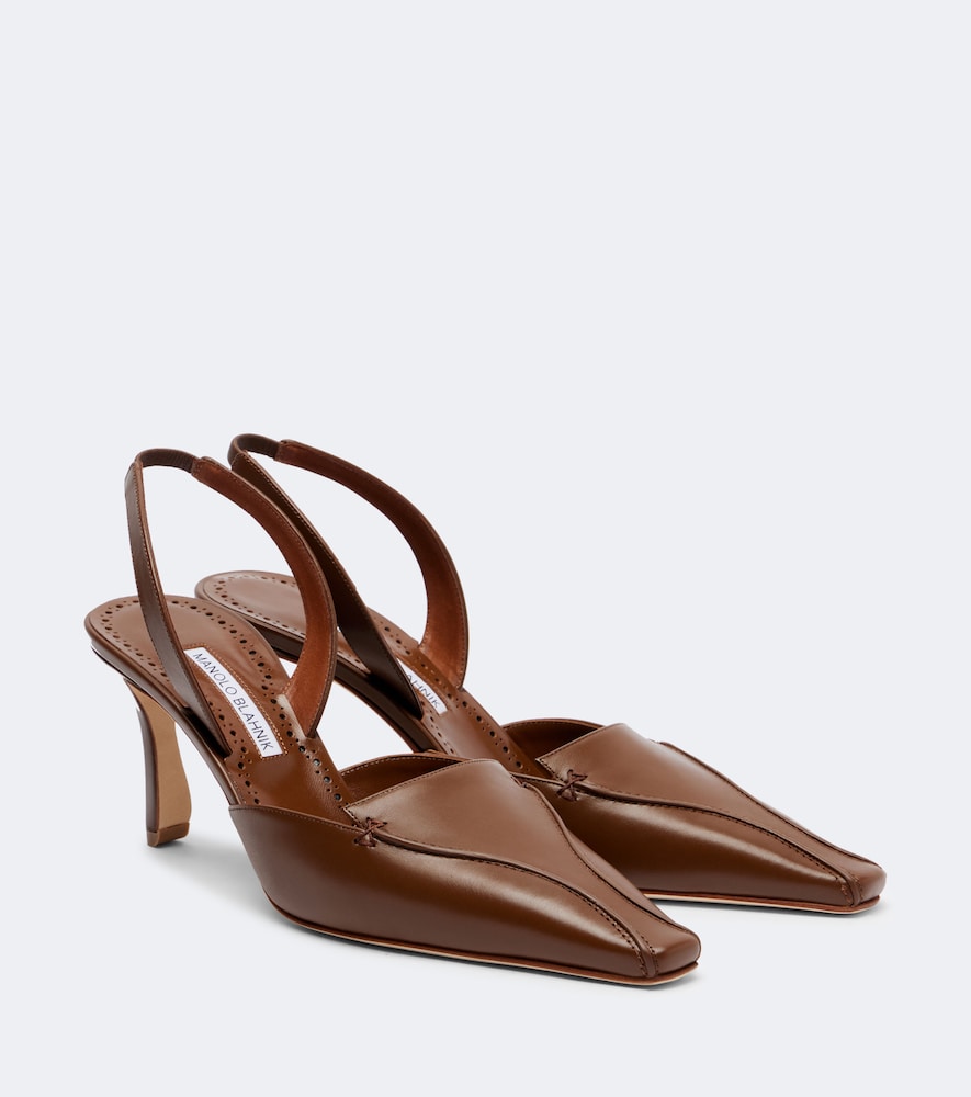 Slingback-Pumps Cleo aus Leder