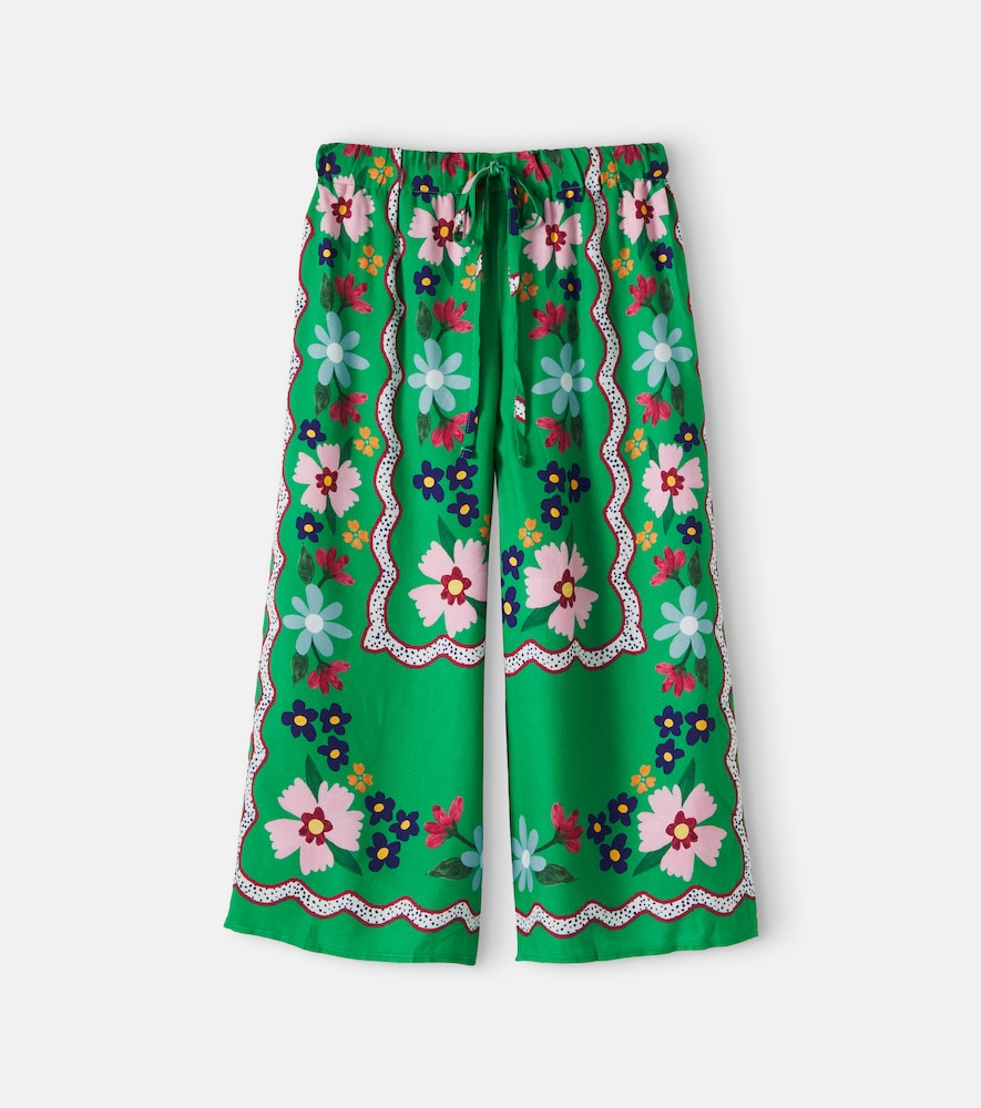 Fábula Bedruckte Weite Hose