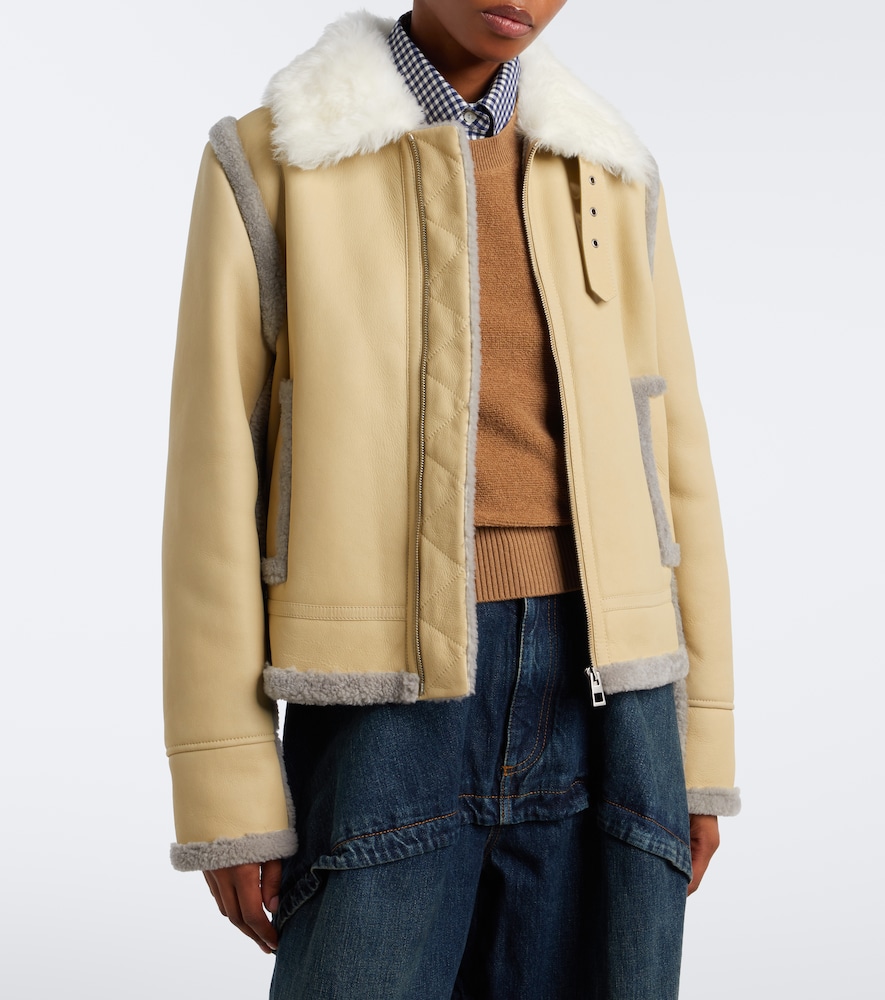 Shearling-Trimmed Jacket