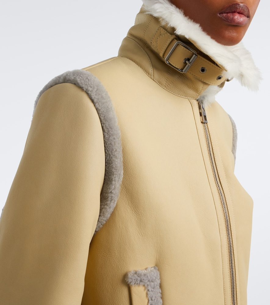 Shearling-Trimmed Jacket