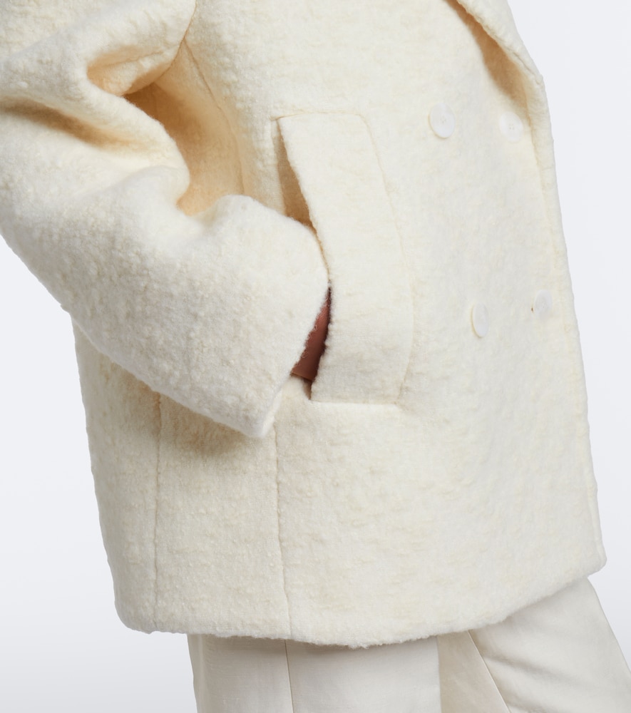 Eddie Wool-Blend Bouclé Coat