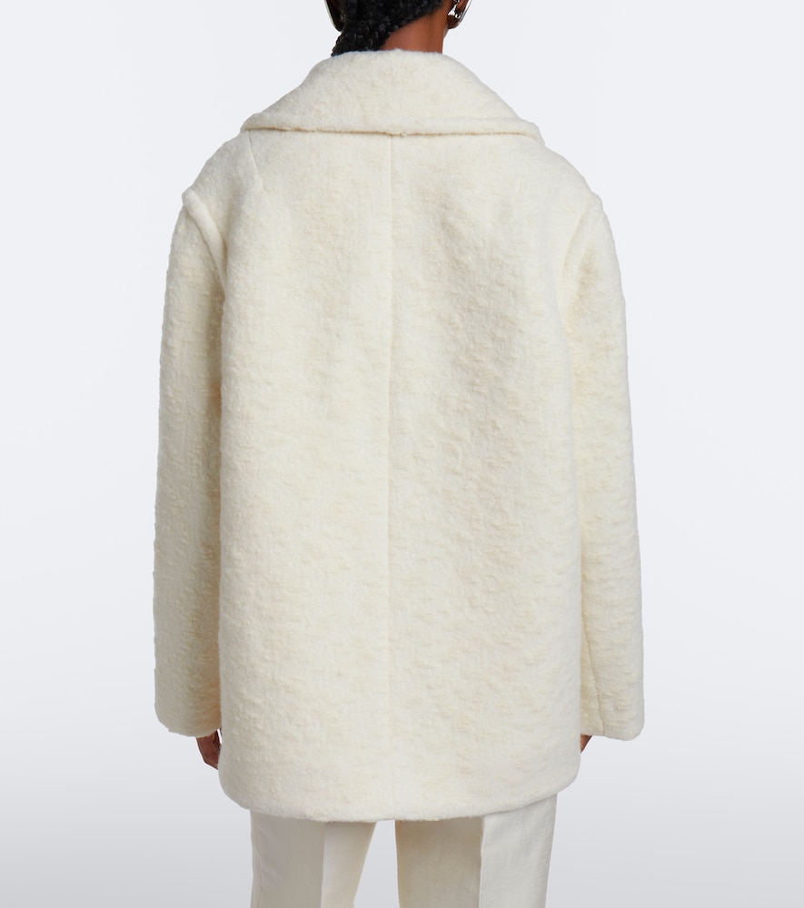 Eddie Wool-Blend Bouclé Coat