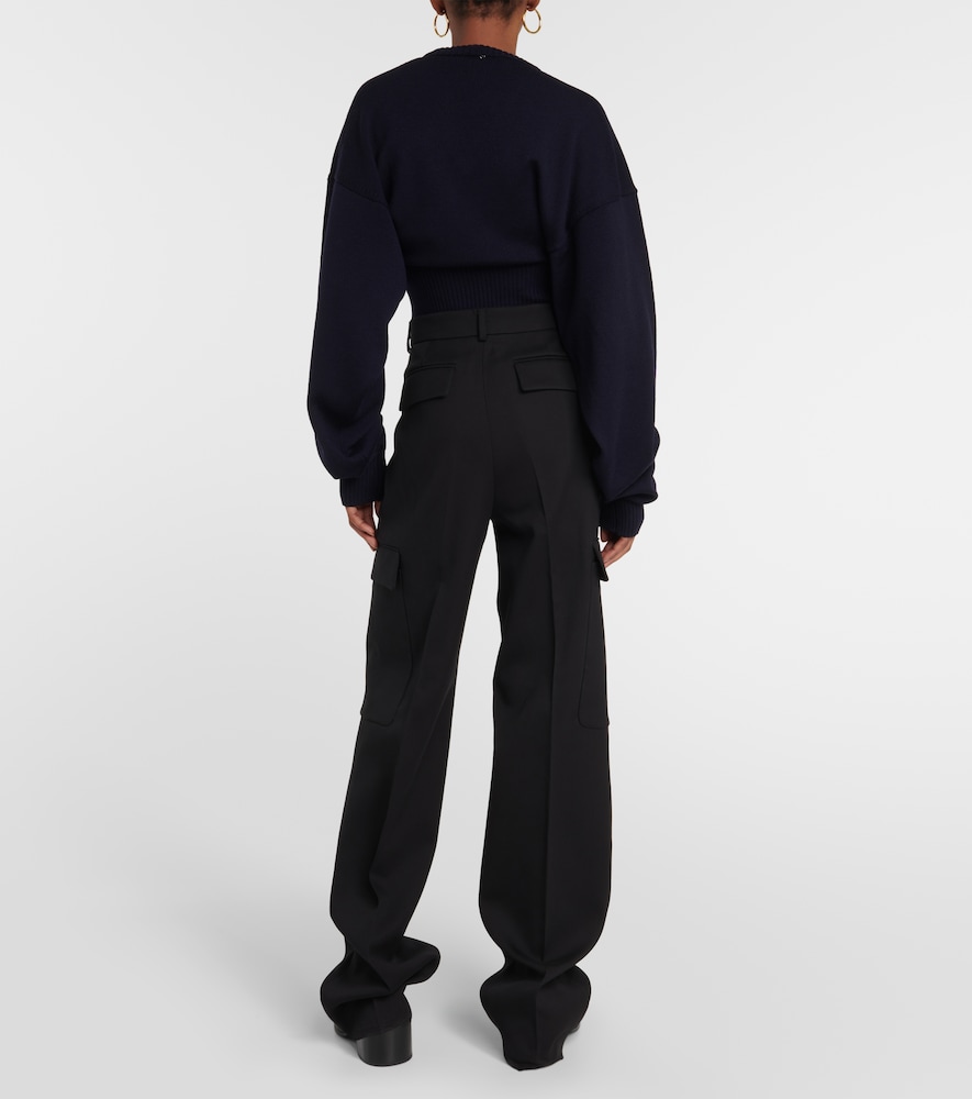  Sportmax Sportmax Pomez Cropped Wool Sweater 
