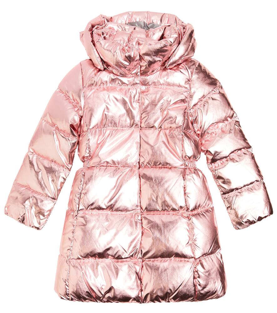 Polo Ralph Lauren Kids Metallic down jacket