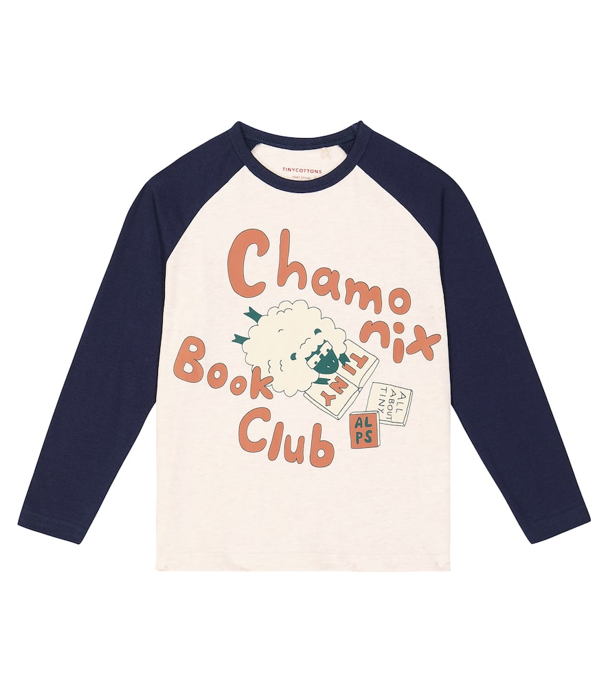 Tinycottons Printed cotton-blend T-shirt