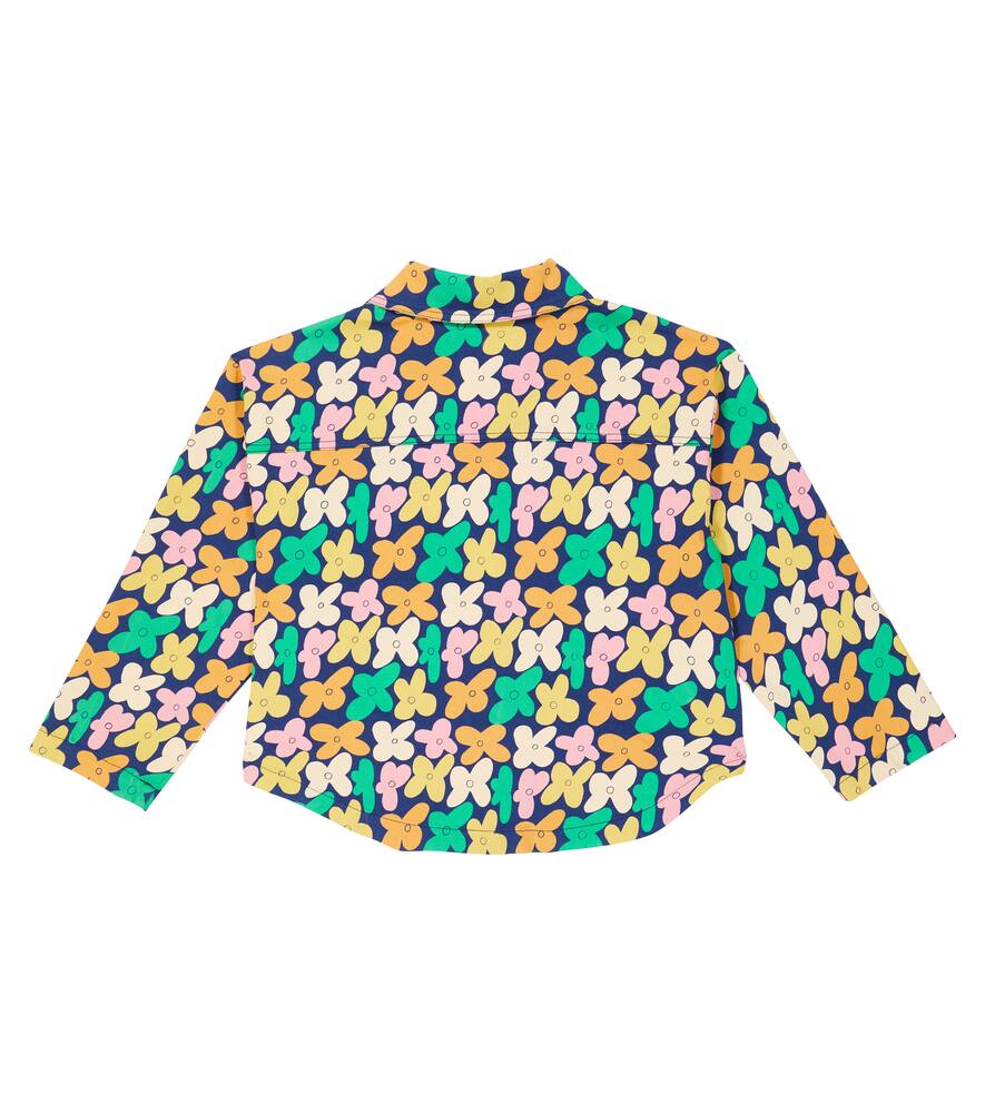 Jellymallow Flower Cotton-blend Jacket In Navy
