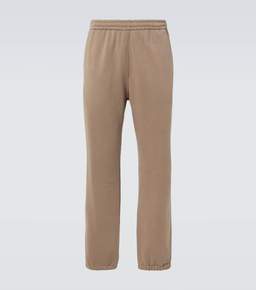 Auralee Cotton Jersey Sweatpants In Olive Brown