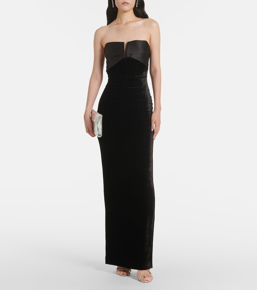  Roland Mouret Roland Mouret Robe Aus Samt 