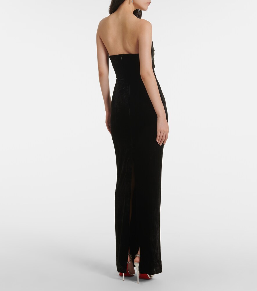  Roland Mouret Roland Mouret Robe Aus Samt 