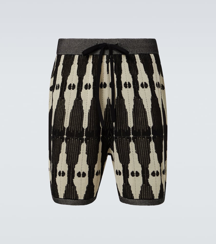 Ritual knitted jacquard shorts