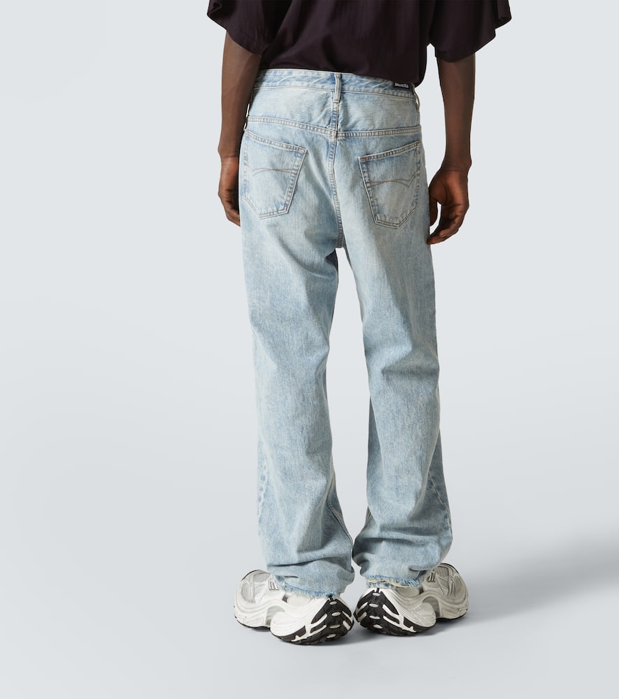 Balenciaga Light Blue Denim Jeans In Classic