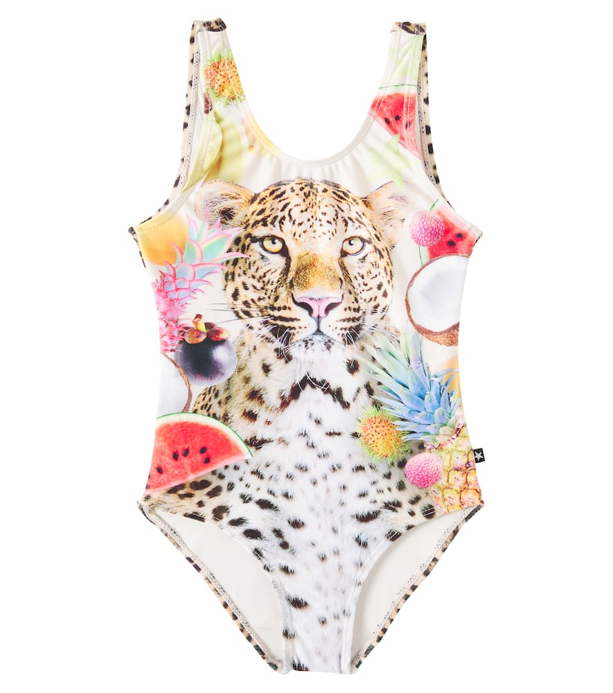 Molo Nika Printed Swimsuit In Multicoloured