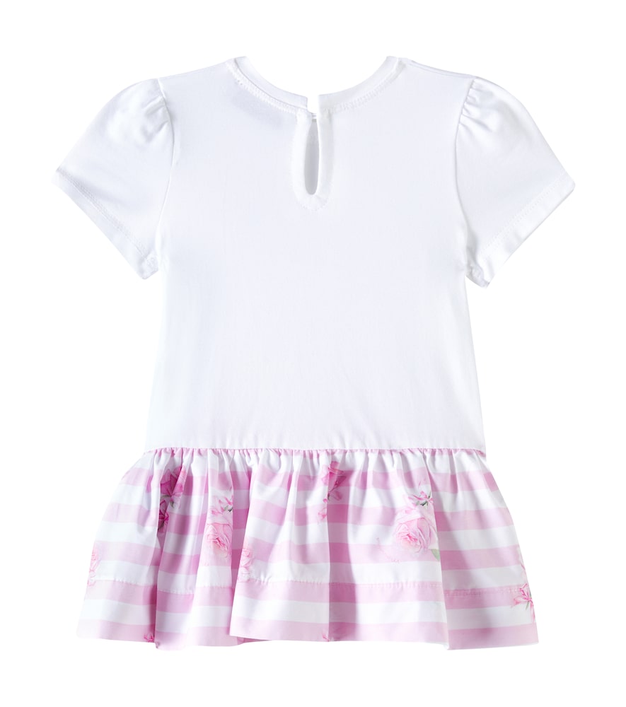  Monnalisa Monnalisa Baby Kleid Aus Einem Baumwollgemisch 
