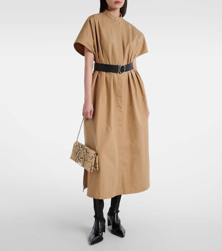 Jil Sander Stretch-knit And Leather Ankle Boots