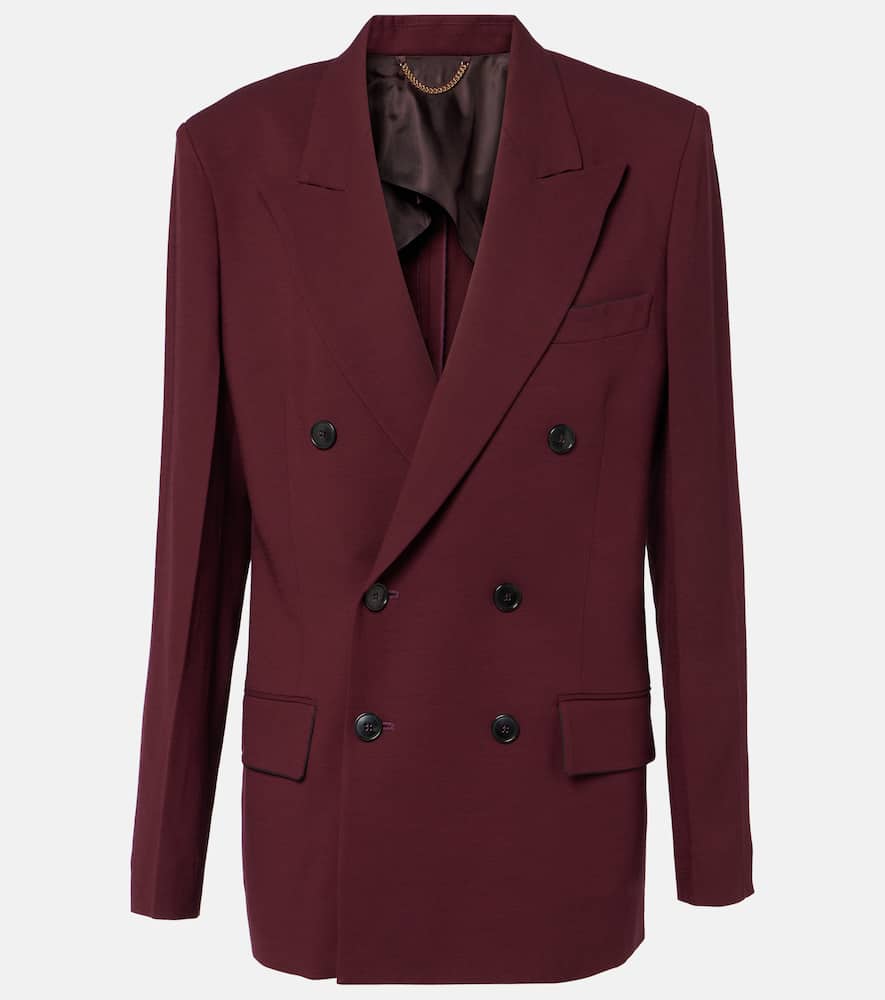 Oversized double-breasted blazer