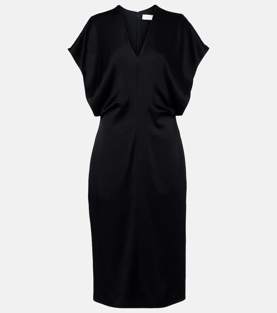 Satin midi dress