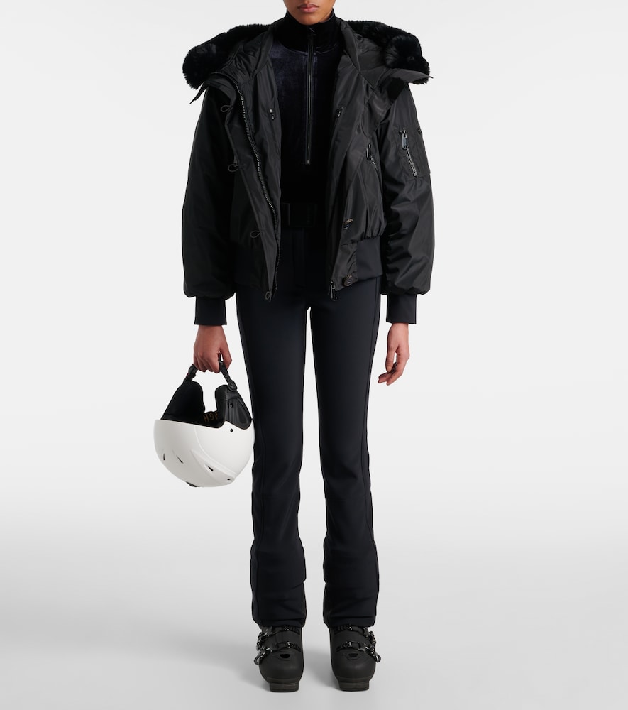 Goldbergh Radient half-zip velvet ski top