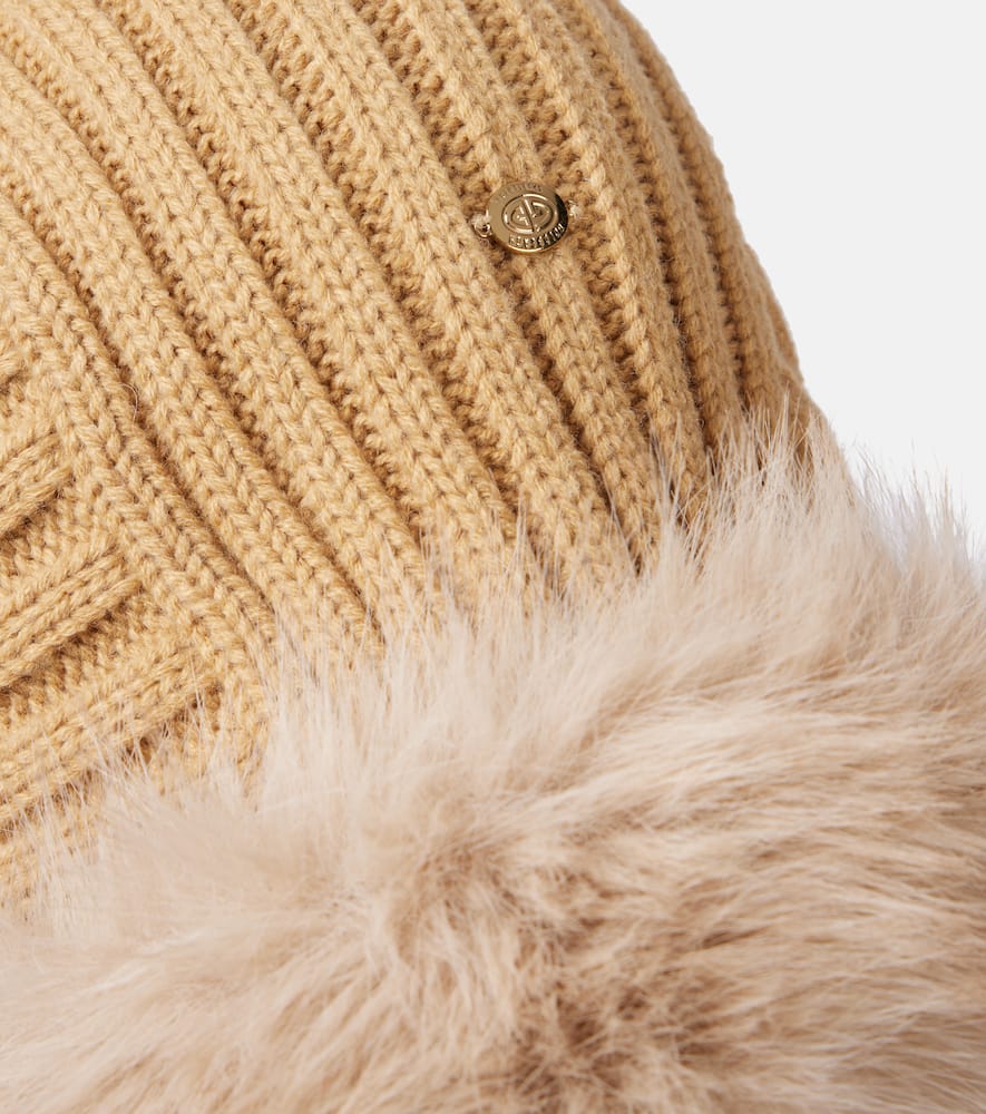 Goldbergh Naomi Faux Fur-trimmed Hood In Brown