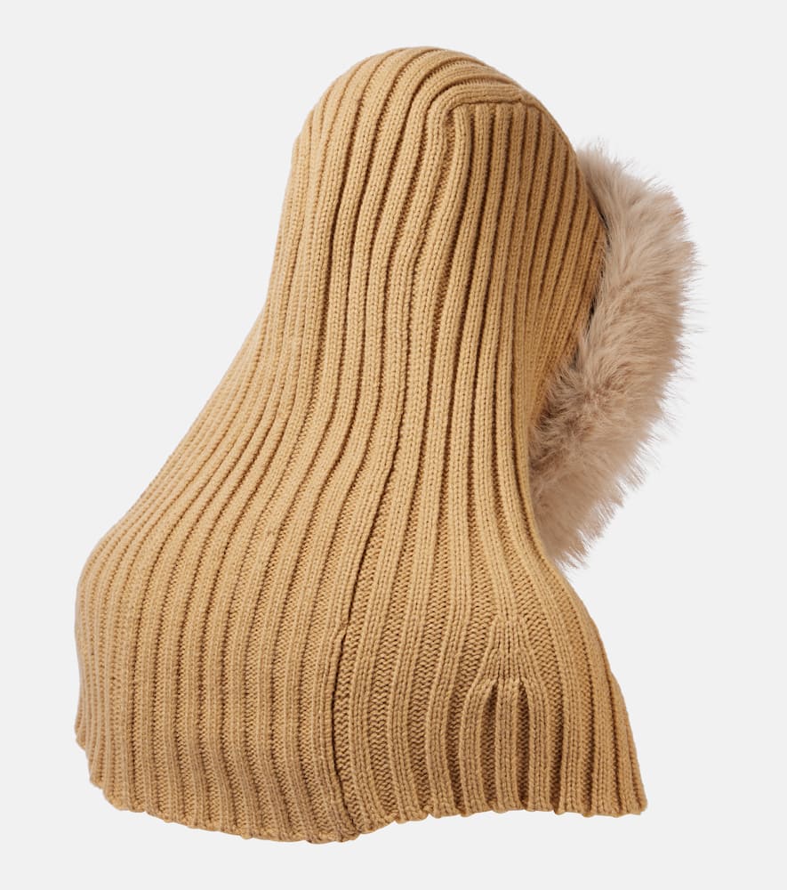 Goldbergh Naomi Faux Fur-trimmed Hood In Brown