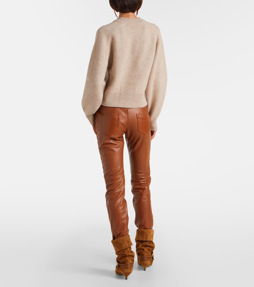 Isabel Marant Billie Wool And Cashmere Sweater In Neutral