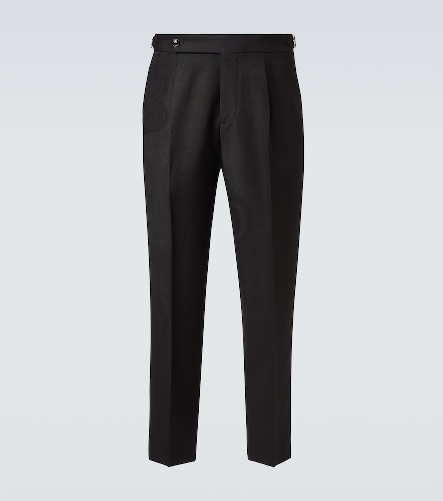 Brunello Cucinelli Pantalon de costume en soie laine et mohair 1190 €