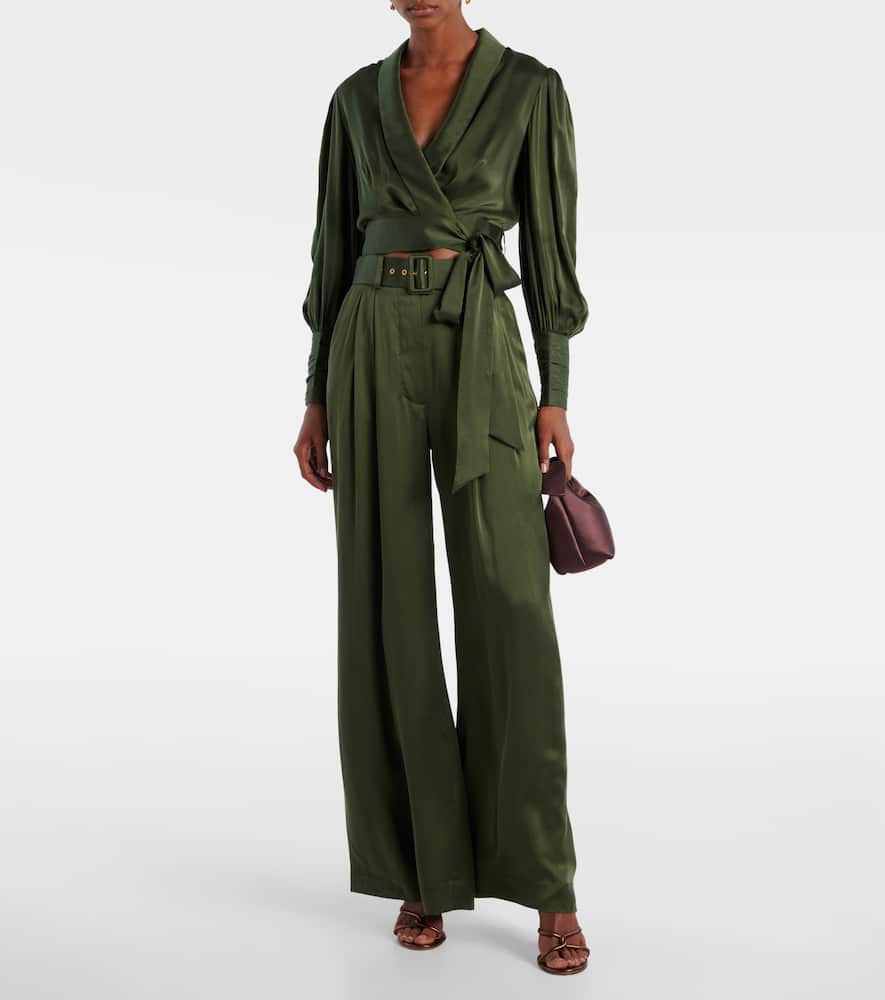 Zimmermann Silk wide-leg pants