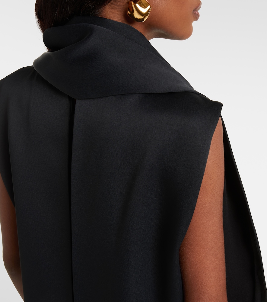 Loe Scarf-Detail Crêpe Top