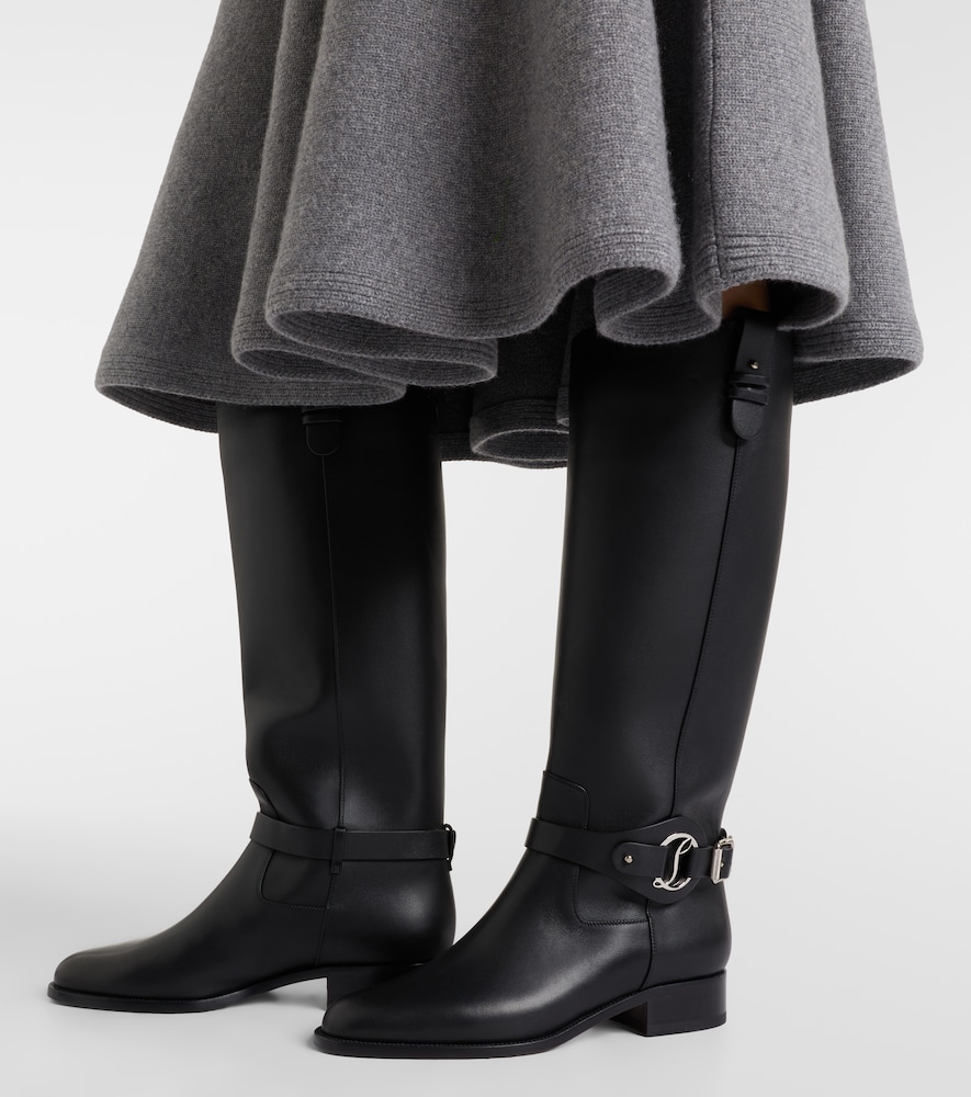 Christian Louboutin Dianouchette leather biker boots
