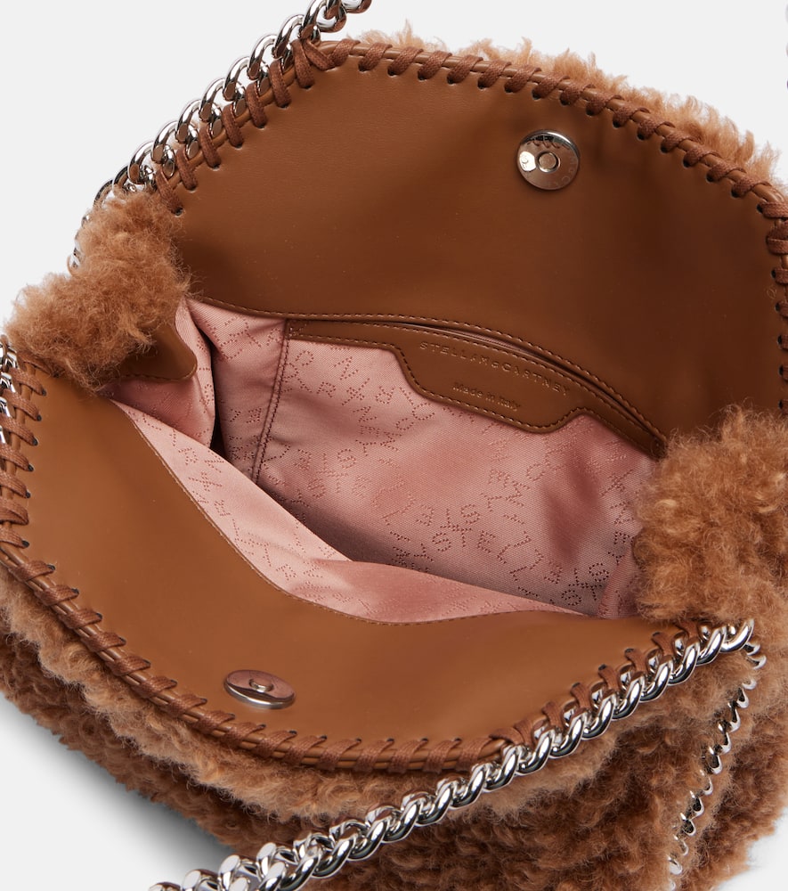 Stella Mccartney Falabella Mini Shoulder Bag In Brown