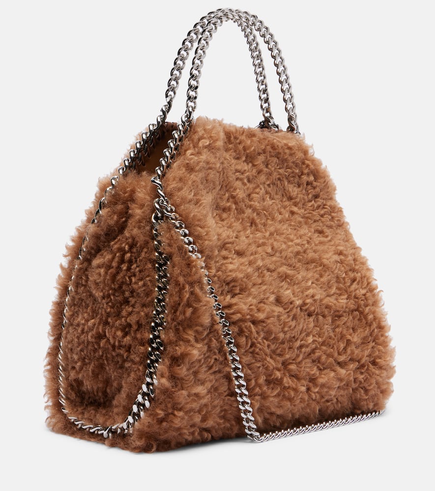 Stella Mccartney Falabella Mini Shoulder Bag In Brown