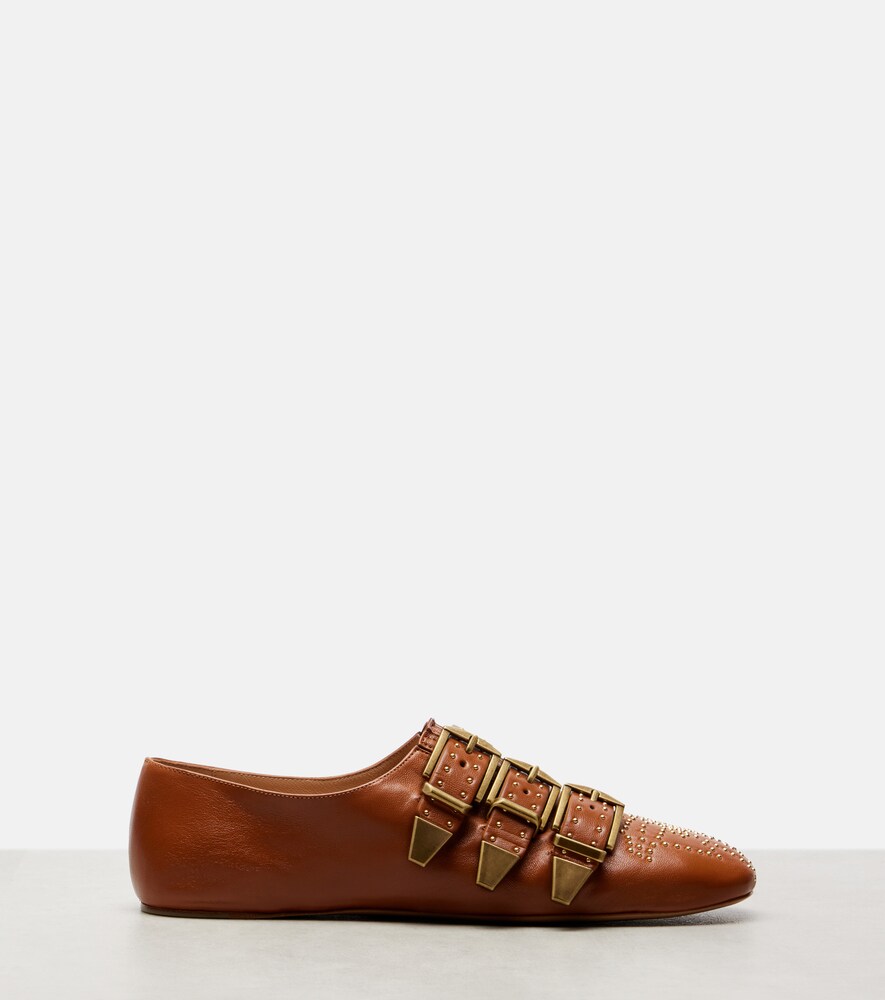  Chloe Chloé Verzierte Ballerinas Susanna Aus Leder 