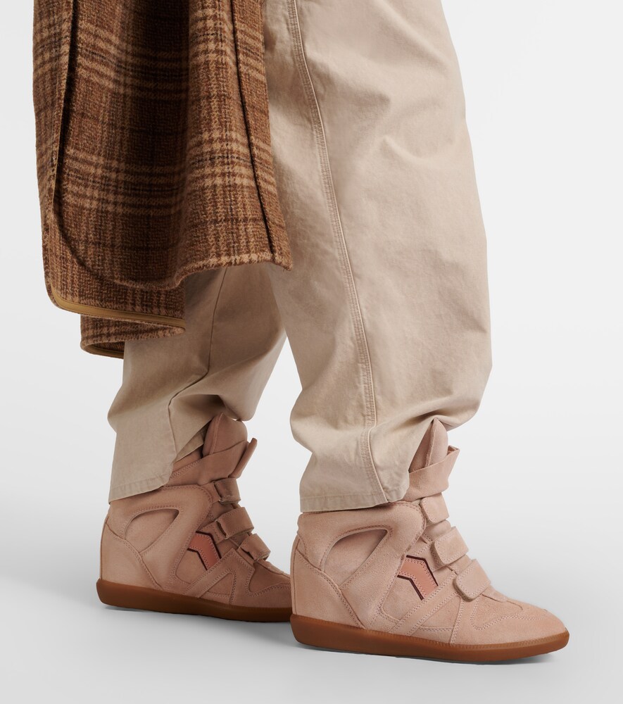 Isabel Marant Bekett suede high-top sneakers