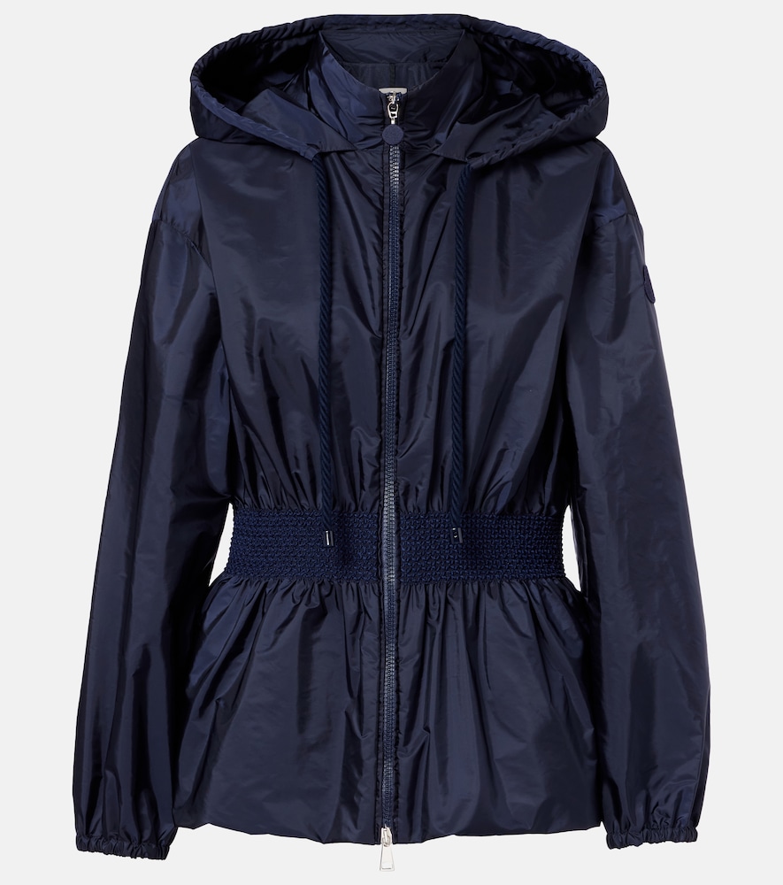 Moncler Women's Blue Liriope Raincoat UK Size 16 - Mytheresa