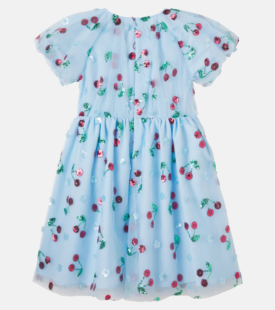  Self-portrait Kids Self-portrait Kids Kleid Aus Tüll Mit Pailletten 