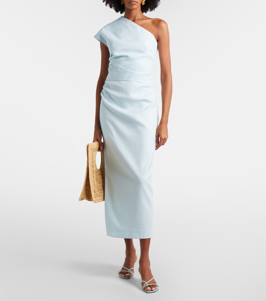  Sir Sir Linen Midi Skirt 