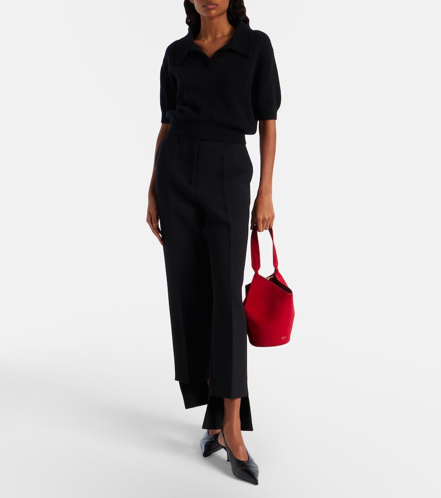 Khaite Leni wool and cashmere top