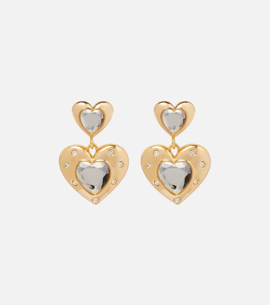 Self-Portrait Boucles doreilles Heart cristaux 124 €