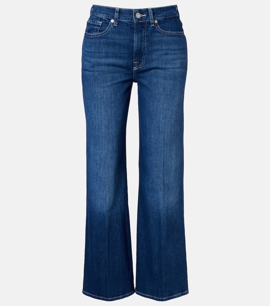 7 For All Mankind Lotta Ankle wide-leg jeans