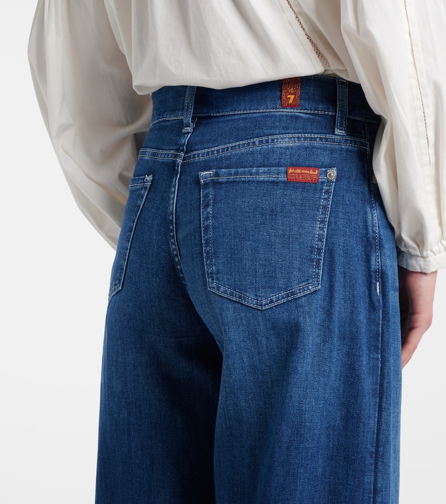  7 For All Mankind 7 For All Mankind Lotta Ankle Wide-leg Jeans 