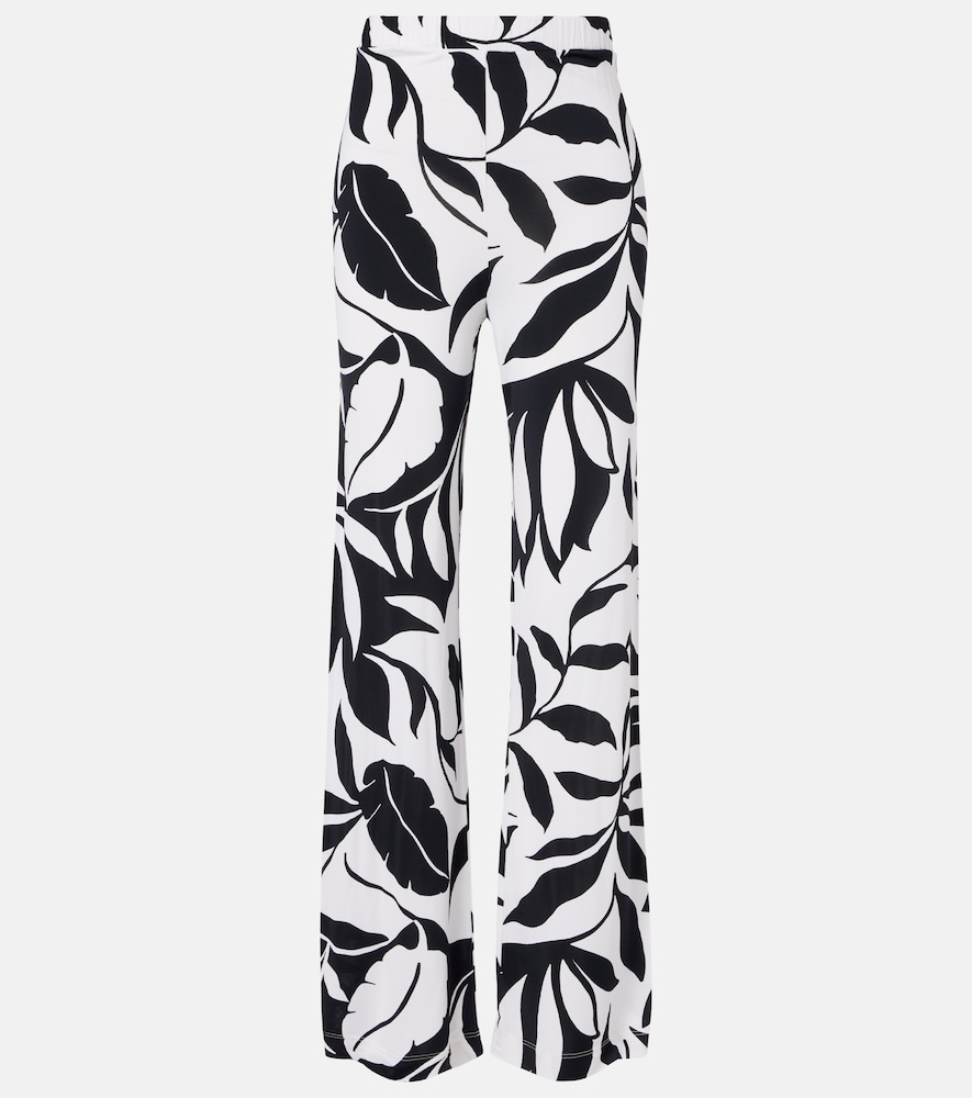 Max Mara Abate printed wide-leg pants