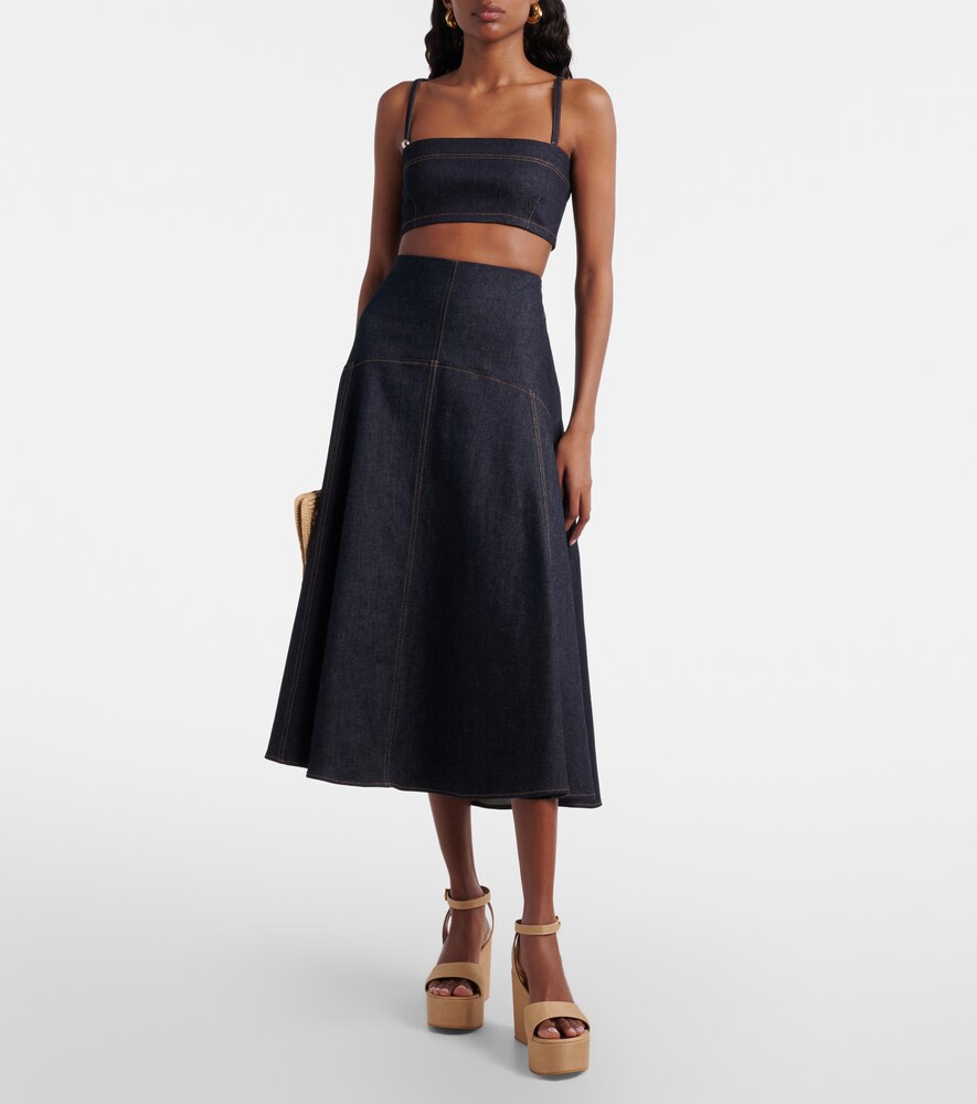 Virginie Raffia Platform Wedge