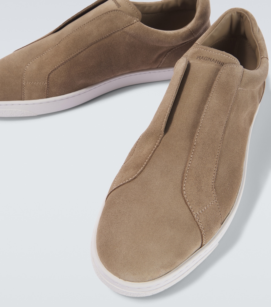  Magnanni Magnanni Open Suede Sneakers 