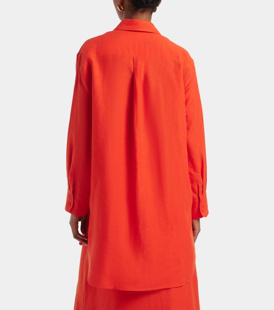  Eres Eres Camisa Oversized Mignonnette De Lino 