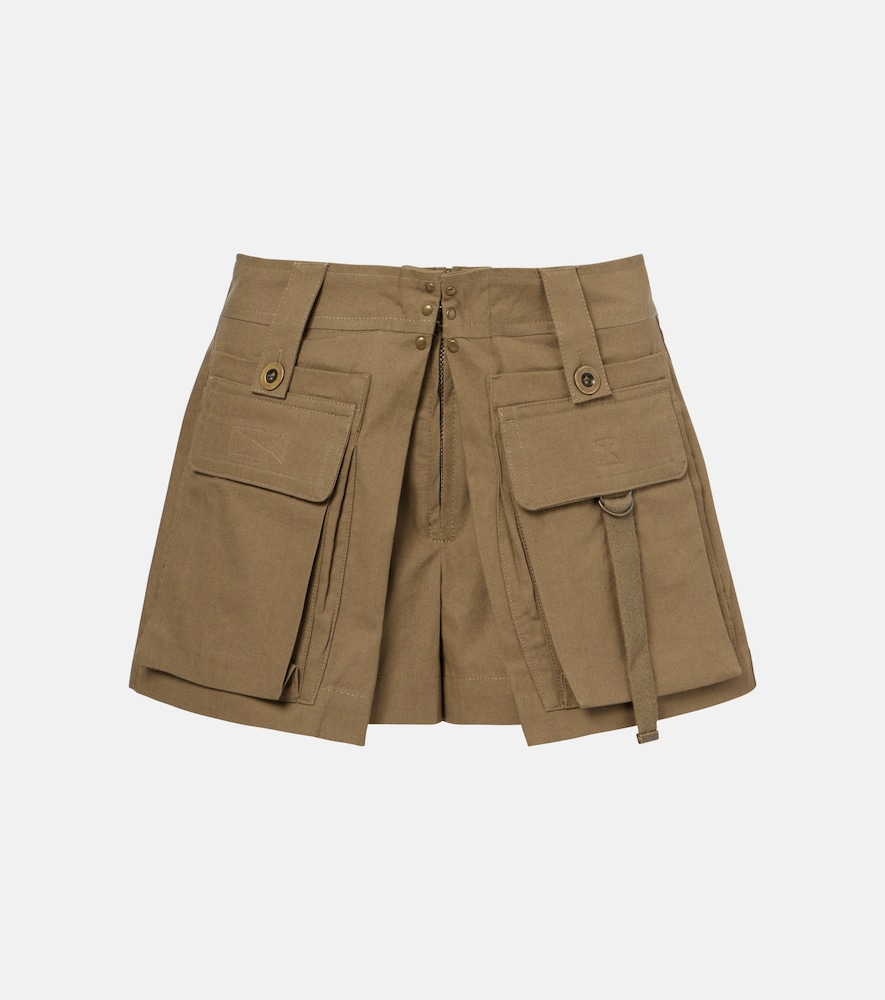 Isabel Marant Donna Shorts Barta In Cotone Verde It Taglia 40- Mytheresa