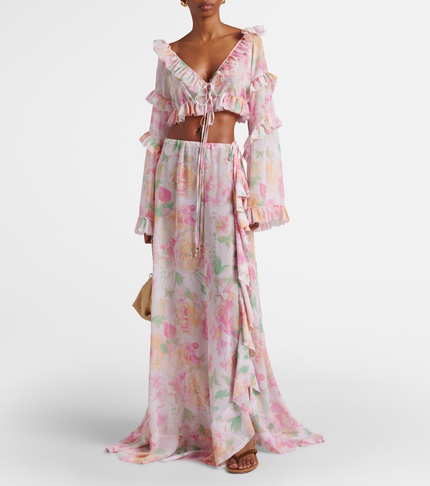  Bananhot Bananhot Clara Floral Maxi Skirt 