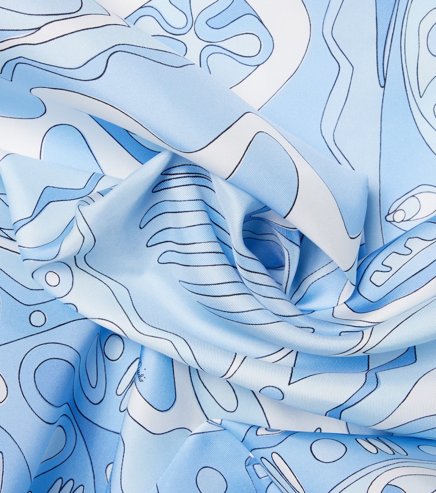  Pucci Pucci Angoli Silk Twill Scarf 