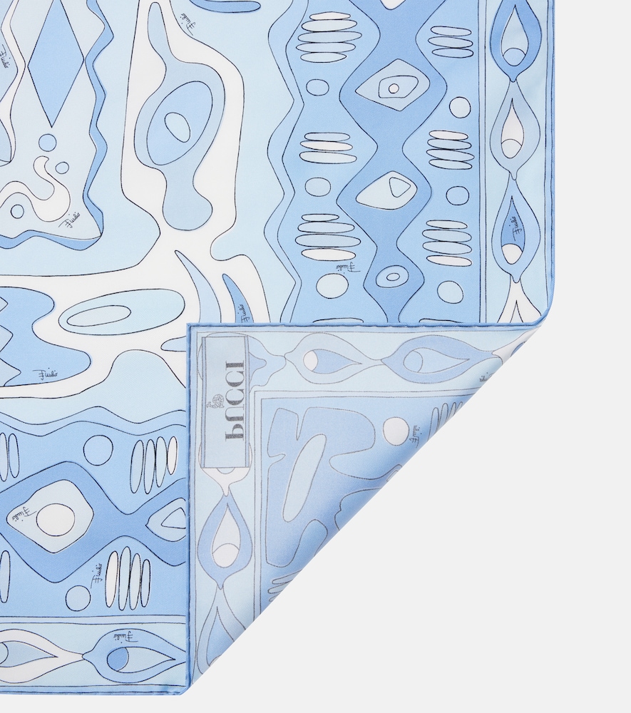  Pucci Pucci Angoli Silk Twill Scarf 